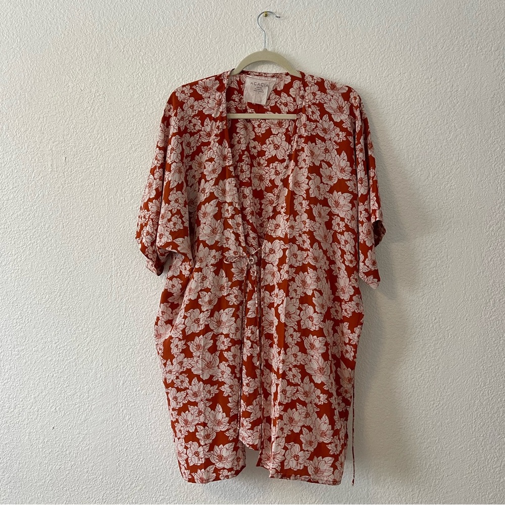 ACACIA (S) Magnolia Rust Kaupo Kimono